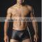 Wholesale Black PU Leather Men's Sexy Underwear Black leather underwear for men black PU intimate panties