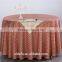 Custom Modern Design Table Linen Hotel Jacquard Round Table Cloth