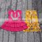 Baby Girls Dresses Sleeveless dress and pants 2 pieces suit Toddler girl clothes