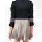 CHEFON Sueded Contrast Trimmed Blazer Women CFB0008