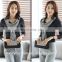 Autumn new arrival 2016 fashion Business shirt slim formal scarf collar long-sleeve women blouse office plus size