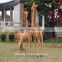 Life size giraff statue ,giant giraffe toy wild animal custom design style giraffe plush toy Stand in a realistic stance.