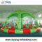 0.9mm PVC tarpaulin 8m inflatable pool with tent and with two trampoline for amusement park