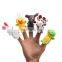 10 Pcs/Lot Cartoon Animal Finger Puppet,Cute Finger Toy/Doll Baby Plush Toys Animal Doll For Children Gift