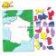 Educational EVA Foam puzzle map