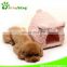 fleece piggy house Language Option French/dog bed