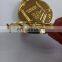 Shiny gold Sport medal Zinc alloy 2D / 3D Custom