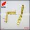 L shape gold box hinge