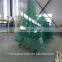 triangle type big size tempered glass wall panel with higih strength