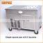 Thailand Flat Pan Fried Ice Cream Roll Machine Cold Stone Marble Slab Top Fry Ice Cream Machine