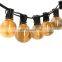 G40 LED solar string light warmwhite 4 light modes for outdoor decoration