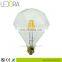 Diamond 4W 400lm E27 230V 2700K Led Filament Bulb Golden, Dimmable Led Filament Light