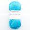 Solid color light weight 100% acrylic wool like crochet yarn for DIY sets