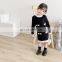 2020 autumn girls' dresses small fragrant wind woolen skirts Korean fashion autumn and winter baby sweater skirts