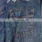 TWOTWINSTYLE Mesh Patchwork Women For Denim Jacket Sleeveless Button Big Size Female Tops