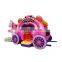 Unicorn Themed Inflatable Princess Castle Bouncy Jumping Bouncer For Kids
