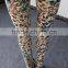 Fitness Sexy Leggings OEM 2015 Plus Size Long Leopard Printed Women Leggings