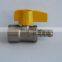 Brass 90 degree angle type gas ball valve