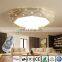 Fashion creative ceiling lamp bedroom iron simple small living room lighting hollow dimming lighting geometric lighting