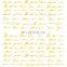 JOYFUL 266-270 nail beauty 3d adhesive backing stickers Gold gilding numbers letters texture line nail stickers
