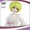 cute short bright yellow straight bob styles BJD doll wigs