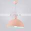 Modern Pendant Light Colorful Metal Shade Decorative Ceiling Light