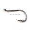 50pcs/box High Carbon Steel Environmental Saltwater Freshwater Fishing Gear Two Extra Barbs Baitholder Fishing Hook