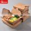 Wholesale price disposable Fast food paper bento box for restaurant