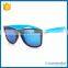 Best selling promotional two tone pc sunglasses with logo wholesale