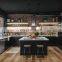 Modern Custom Kitchen cabinetry Matte Black Kitchen Cabinets with island