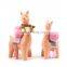 modern design colorful ceramic alpaca home accessories decoration ornament