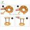 Bamboo Countertop Wine Glass Holder, Freestanding Glass Drying Rack for Home Storage