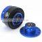 KYOSTAR Real Carbon Fiber Blue Racing Car Steering Wheels Universal Quick Release Control Hub