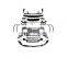 2020 car bumper glc Modified GLC63s AMG body kit For benz glc coupe