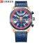 CURREN 8392 Men WristWatch Chronograph Calendar Sport Men Watch Military Army Luxury Genuine Leather Male Business Clock