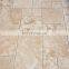 Customizable New Luxury Decoration Model Cheap Price Cappuccino Marble French Pattern Chiseled Edge CEM-P-41-12