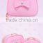 OEM Cute pink pu leather cosmetic bag pouch,high quality travel organizer makeup bag,funky cosmetic bag as makeup bag