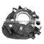 Cast iron chain and sprocket gearbox housing