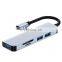 Multifunction 5 ports usb hub Type C to USB3.0+ USB2.0*2+TF +SD  4K 60HZ type c hub adapter laptop docking station