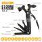 Outdoor Camping Multi Tool Survival Gear All-in-one Tools  Multifunctional Car Safety Hammer