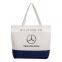 Customised soft washing durable organic cotton tote draw string shoe bag small foldable canvas cloth zippered bag with logo