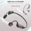 Reproductor MP3 de auricular abierto de conducción ósea con tarjeta SD de 8GB, auricular inalámbrico deportivo y a prueba de agua con Bluetooth 5.0