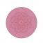 Matelas de yoga rond en caoutchouc PU écologique, grand cercle de 60 cm, rose antidérapant