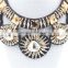Hottest sale statement necklace big pattern collar necklace round bead necklace