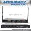 4 Channels Lavalier Body-Pack Wireless Mini Microphone UHF-408