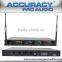 Handheld 4 Channels UHF Wireless Microphone UHF-408