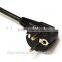 Power cord with Schuko plug