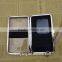 lady's fashion phone wallet mobile case cover with aluminium frame