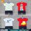 Kids Clothing Lovely Baby Cartoon Printed Outfits Pure Cotton 2016 Summer Clothing Set Casual Cotton Wearing