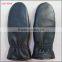Fashion Lady Leather Mitten Gloves with fur lining
